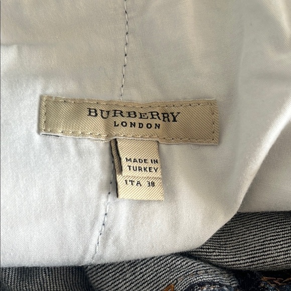 Burberry Classic Blue Straight Leg Jeans - Picture 2 of 14